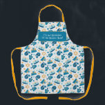 Fun Hanukkah Pattern Apron<br><div class="desc">This apron with a fun allover Hanukkah pattern is the perfect gift for the cook in your family. Filled with cute dreidels, menorahs, oil bottles, and gifts this sweet apron is sure to bring a smile to everyone's face, and will make the Festival of Lights the brightest holiday of the...</div>