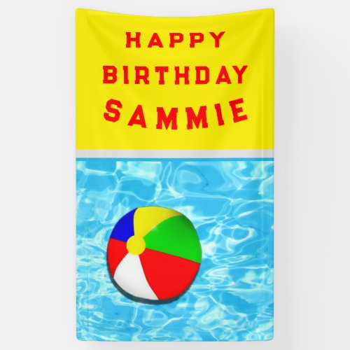 Fun Happy Birthday Banner