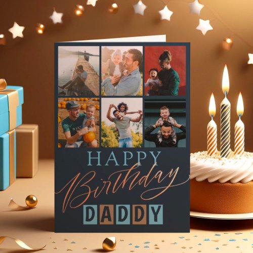 Fun Happy Birthday Daddy 6 Photo Collage