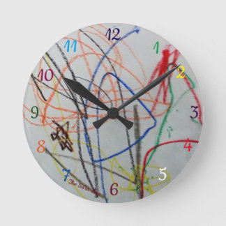 fun happy colorful clock
