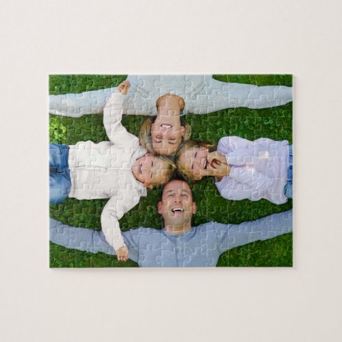 Fun Happy Family Game Time 8X10 Photo Jigsaw Puzzle