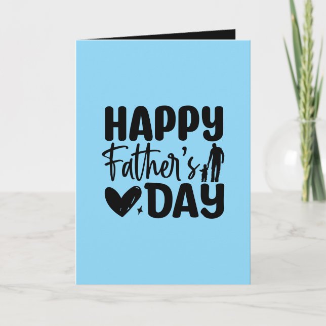 Fun Happy Father's Day customizable  Card (Front)