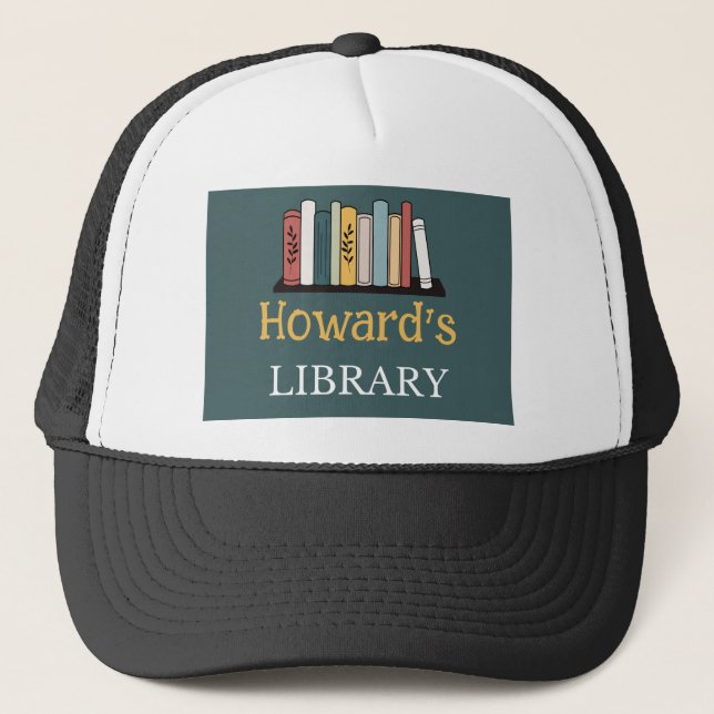 FUN! Hat - Library -  Personalized - Add Name (Front)