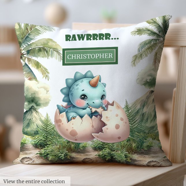 Fun Hatching Soon Baby Dinosaur Baby Pillow Gift (Fun Hatching Soon Baby Dinosaur Baby Pillow Gift)