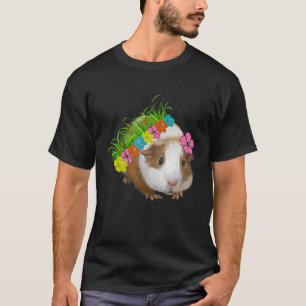 FUN HAWAIIAN GUINEA PIG POLYNESIAN STYLE T SHIRT