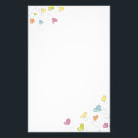 Fun Hearts Stationery<br><div class="desc">Colorful and fun hearts stationery.</div>