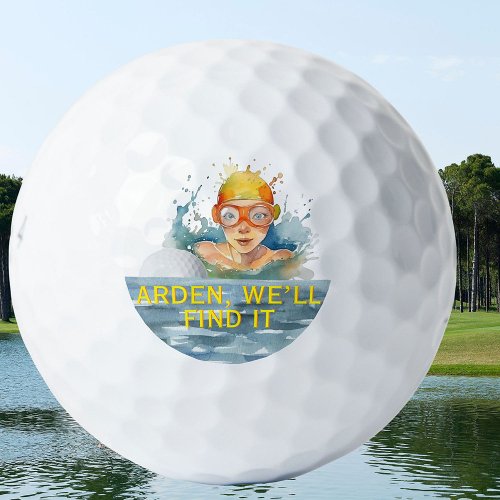 Fun Help Water Golf Ball First Name