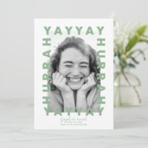 Fun High School Graduation Photo Announcement