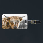 Fun Highland Cow luggage tag<br><div class="desc">Gorgeous Highland Cow Featured on a useful luggage tag. Perfect for any cow loving friend or family member</div>