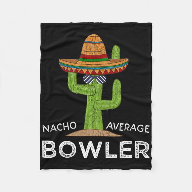 Fun Hilarious Bowler Joke Humor Funny Bowling Sayi Fleece Blanket (Front)