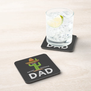 Fun Hilarious Dad Joke _ Funny Saying Dad Beverage Coaster