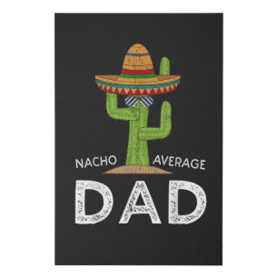 Fun Hilarious Dad Joke _ Funny Saying Dad Faux Canvas Print