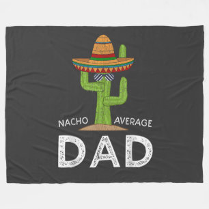 Fun Hilarious Dad Joke _ Funny Saying Dad Fleece Blanket