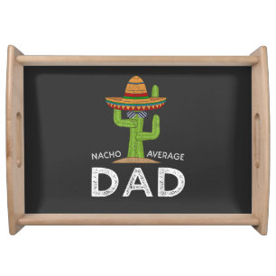 Fun Hilarious Dad Joke _ Funny Saying Dad Serving Tray