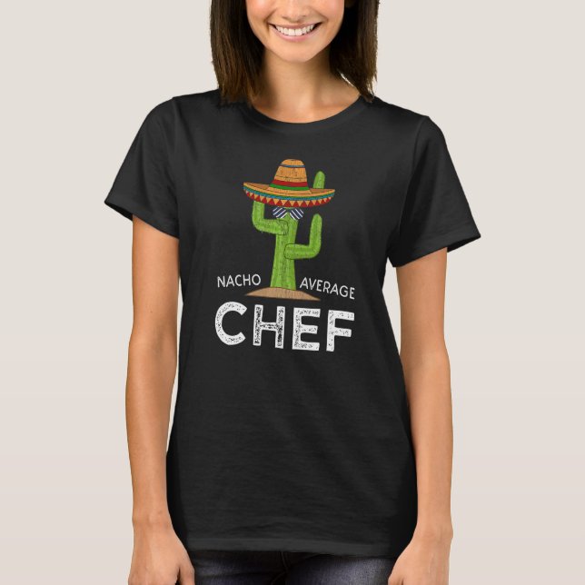 Fun Hilarious Kitchen Cook Saying  Chef Cooking Hu T-Shirt (Front)