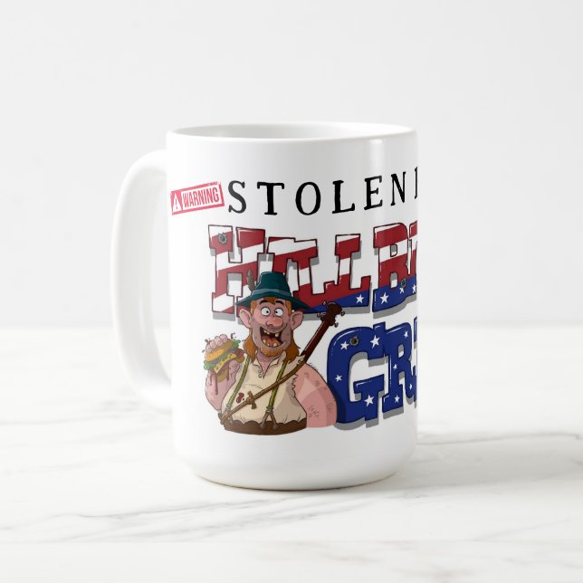 Fun HillBilly Grill Denmark Coffee Mug! Mug (Front Left)