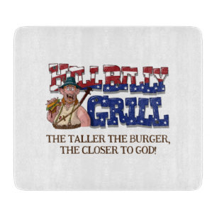 Fun HillBilly Grill Denmark Cutting Board! Board
