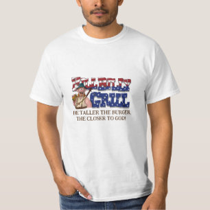 Fun HillBilly Grill Denmark T-Shirt! T-Shirt
