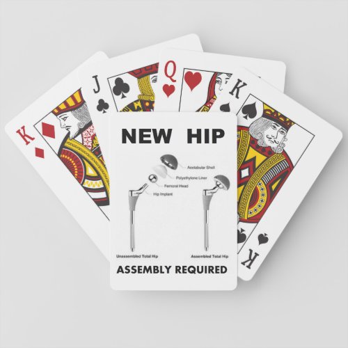 Fun Hip Surgery _ Assembly Required Playing Cards