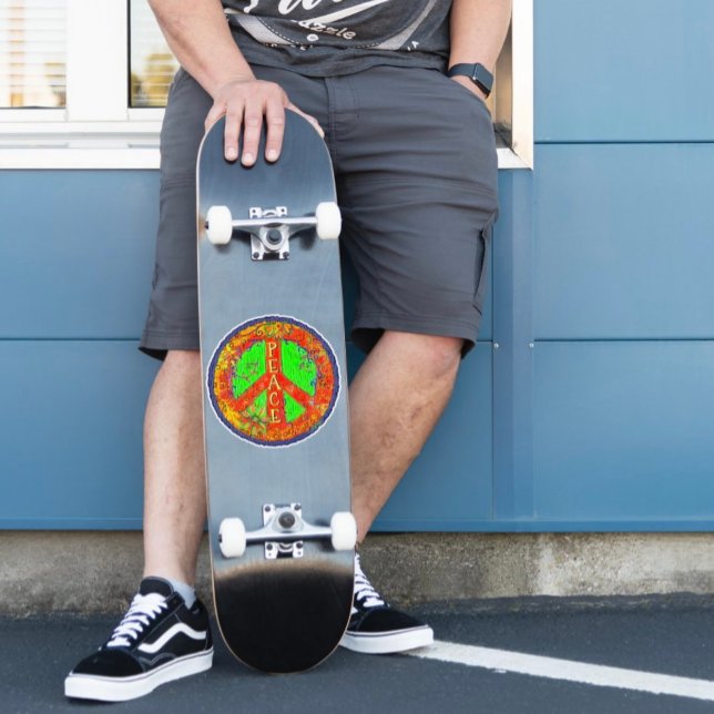 Fun Hippie Peace Sign Inspirivity Floral  Sticker (Creator Uploaded)