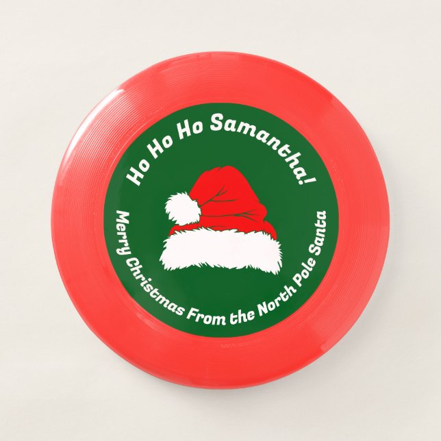 Fun Ho ho ho Santa Merry Xmas Wham-O Frisbee (Front)