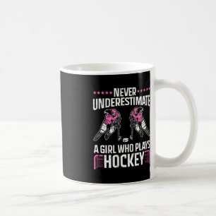 Fun Hockey Art For Girls Women Field Hockey Player Coffee Mug