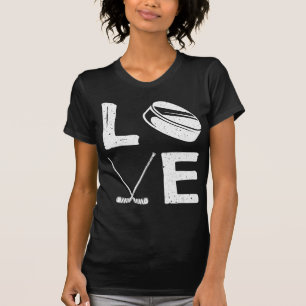 Fun Hockey Design For Kids Men Women Ice Hockey Pl T-Shirt