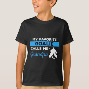 Fun Hockey Grandpa Goalie Player Sports Gift T-Shirt