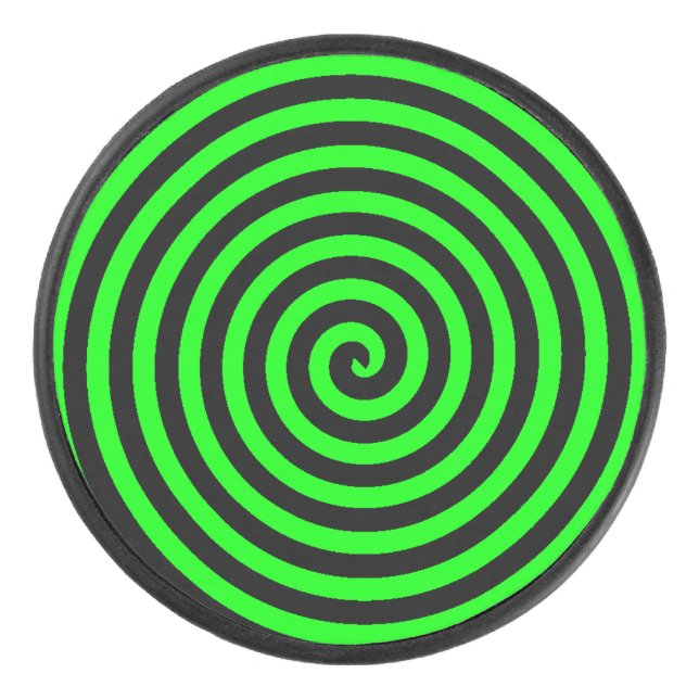 Fun Hockey Puck - Hypnotic Swirl (Front)