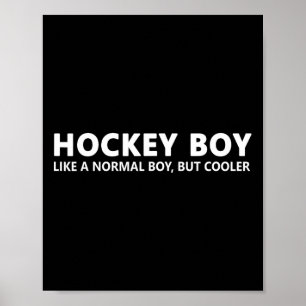 Fun Hockey Son Ice Hockey Boy  Poster