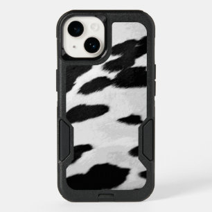 Fun Holstein Cow Hide Look OtterBox iPhone 14 Case