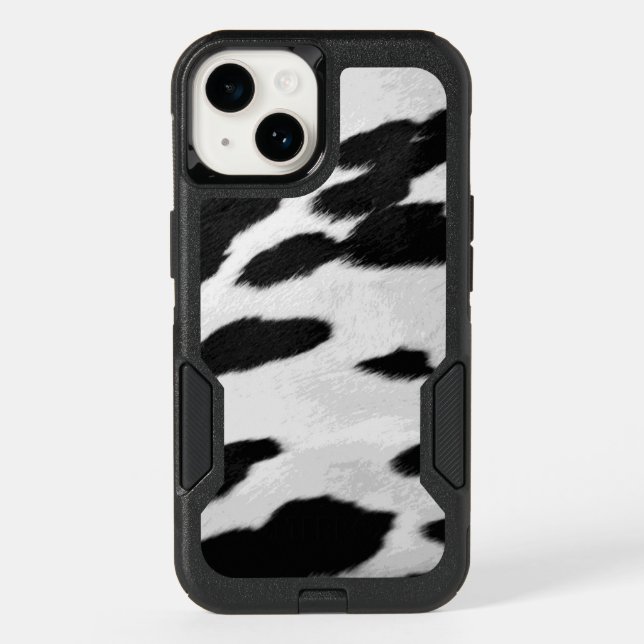 Fun Holstein Cow Hide Look Otterbox iPhone Case (Back)