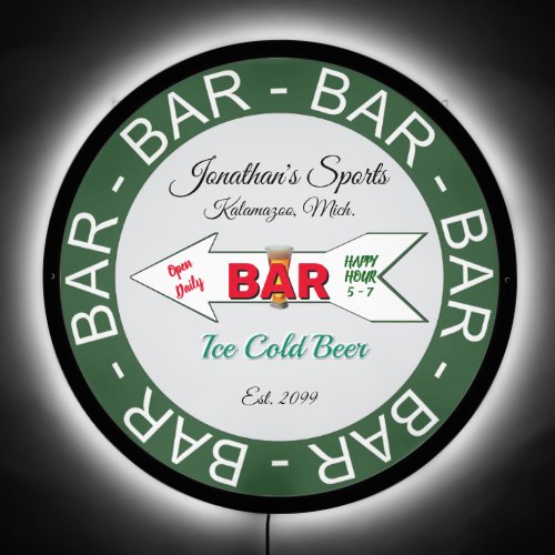 Fun Home Sports Bar LED Sign