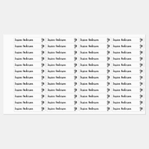 Fun Horse Peeking Around Corner Farm Animal Kids' Labels