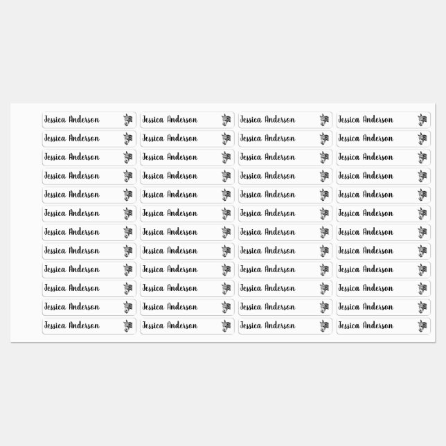 Fun Horse Peeking Around Corner Farm Animal Kids' Labels (Sheet)