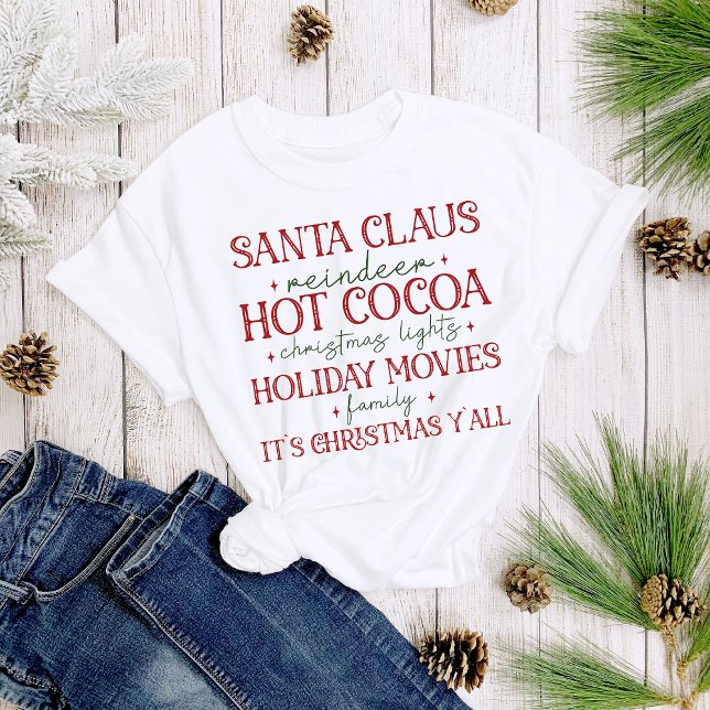 Fun Hot Cocoa Holiday Movies Christmas Women's T-Shirt (Creator Uploaded)