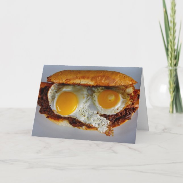 Fun Hot Dog Greeting Card! Card (Front)