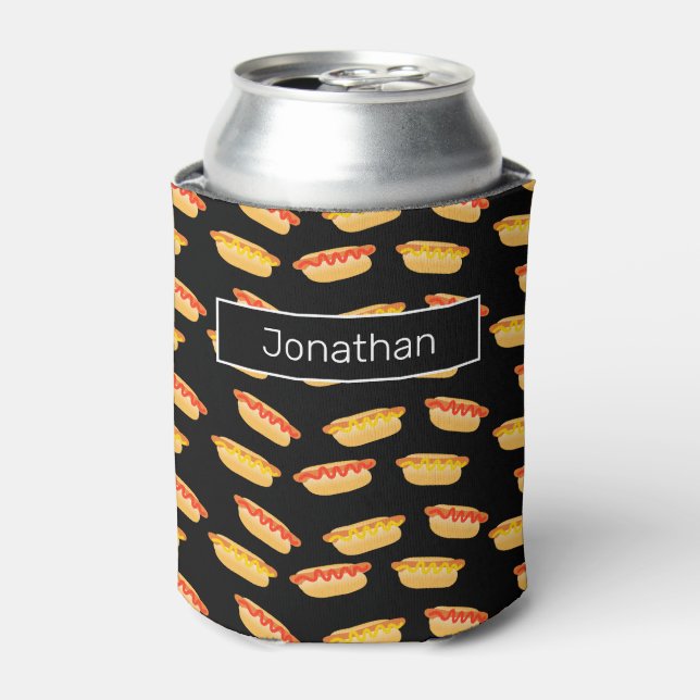 Fun Hot Dogs Can Cooler (Can Front)