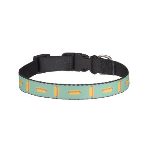 Fun Hot Dogs Pattern Pet Collar