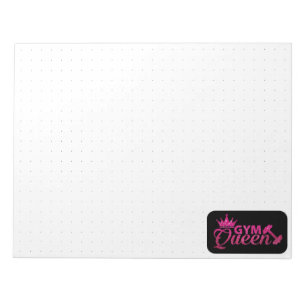 Fun hot pink faux glitter 1cm black dotted sheets  notepad