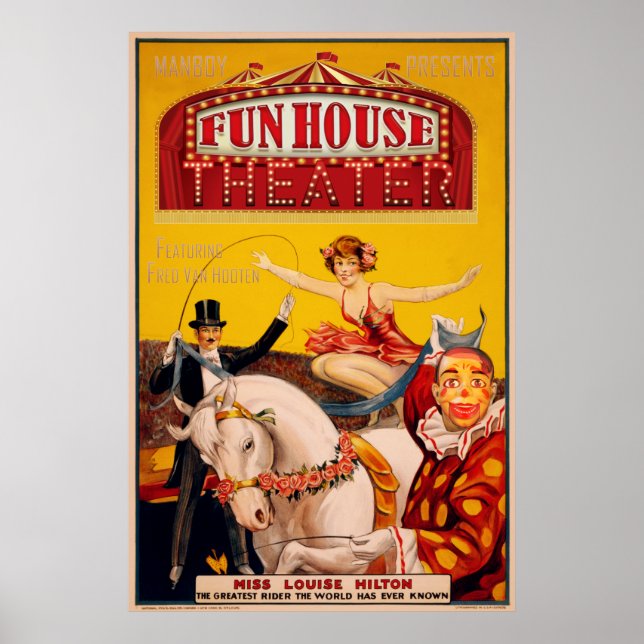 Fun House Theater Poster (Front)