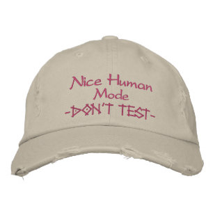 Fun Humorous Embroidered Baseball Cap