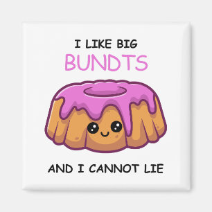 Fun I Like Big Bundts and I Cannot Lie Magnet