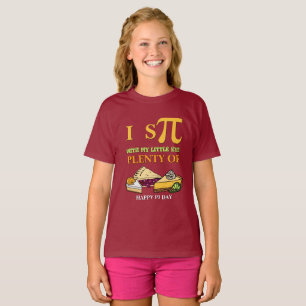 Fun I SPY PLENTY OF PIE Happy Pi Day Kids T-Shirt
