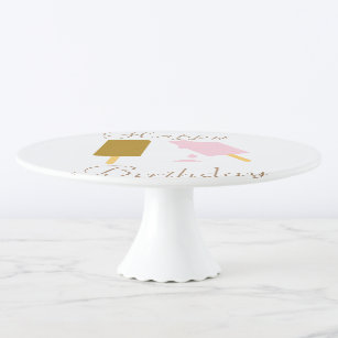 Fun Cake Stands Zazzle Fun Ice Cream Hy Birthday Cake Stand