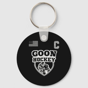 Fun Ice Hockey - Team Goon Captain  Keychain