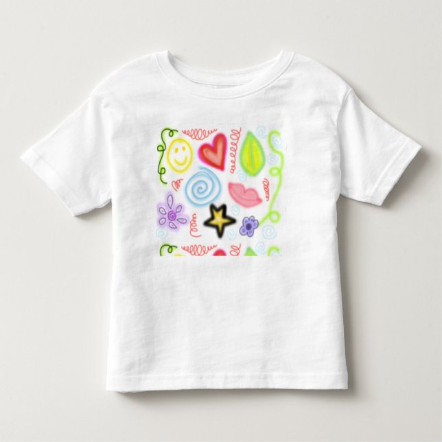 fun icons  toddler t-shirt (Front)