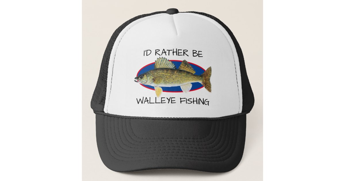 Walleye fishing hats for men, women custom name baseball best