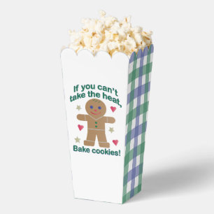 Fun "If You Can't Take the Heat" Gingerbread Man Favor Boxes