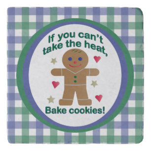 Fun "If You Can't Take the Heat" Gingerbread Man Trivet